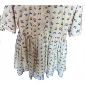 NEW AUREUM women's contrast floral mini dress in multi